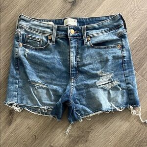 Denim Distressed Women's Shorts